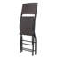 Chaise pliante en osier pour l'extérieur