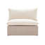 Davida Wicker Outdoor Armless Lounge Chair