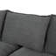 Canapé moderne courbé avec dossier rembourré et deux coussins décoratifs, idéal pour les espaces de vie confortables-129047275