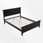 Base de lit plateforme classique en bois, grand lit, tête et pied de lit à panneau, aucun sommier requis-129993079-129993076