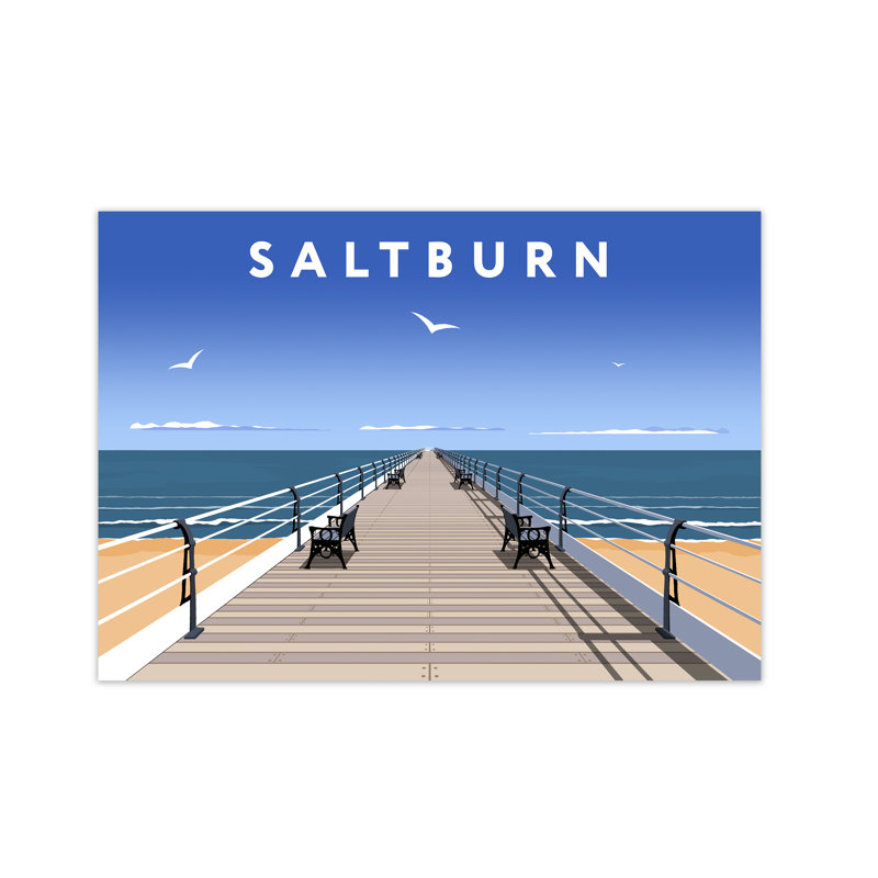 Saltburn by Richard O'Neill - Print, 42 cm H x 59.4 cm W