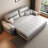 62.99"Modern Cat Paw Leather Sofa Bed-692057010