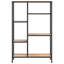Eljah 180cm H x 80cm W Steel Geometric Bookcase-324065150-290845498