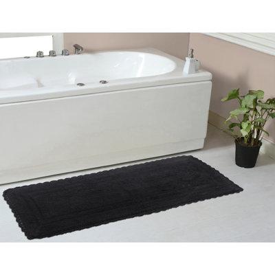 Tapis de bain réversible décontracté 100% coton Casual Elegance Bathmat