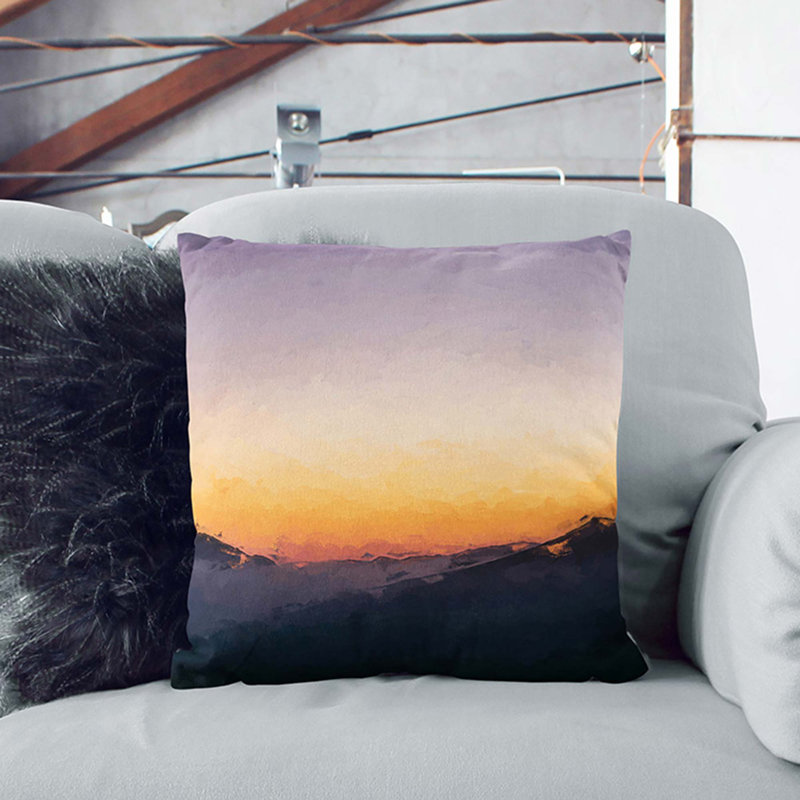Square Throw Cushion, 55cm H x 55cm W x 20cm D, Stone