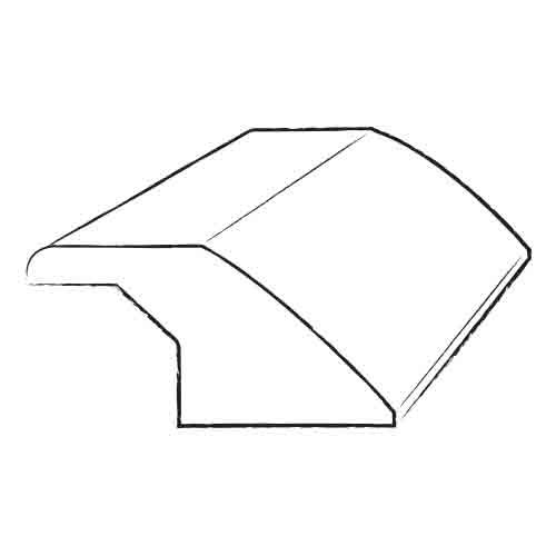 Maple 2.25'' W x 78'' L Overlap Reducer in Cinnamon
