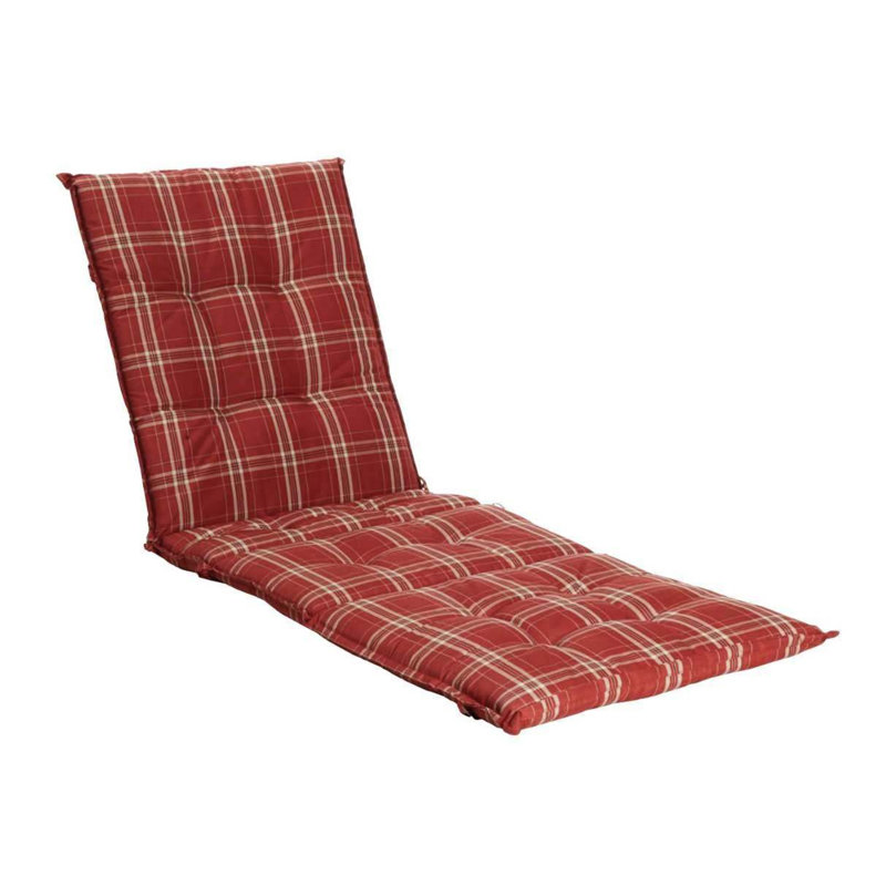 Sun Lounger Cushion, Ruby