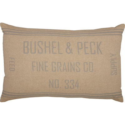 Grace Grain Sack Pillow 14X22