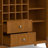 Bedford 54"W Solid Wood Transitional 3-Door Sideboard Buffet with Wine Rack and Adjustable Shelves-65947478