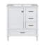Meuble-lavabo 30 po avec lavabo, 3 tiroirs et porte à fermeture douce Urso, structure en bois massif Urso-640899637