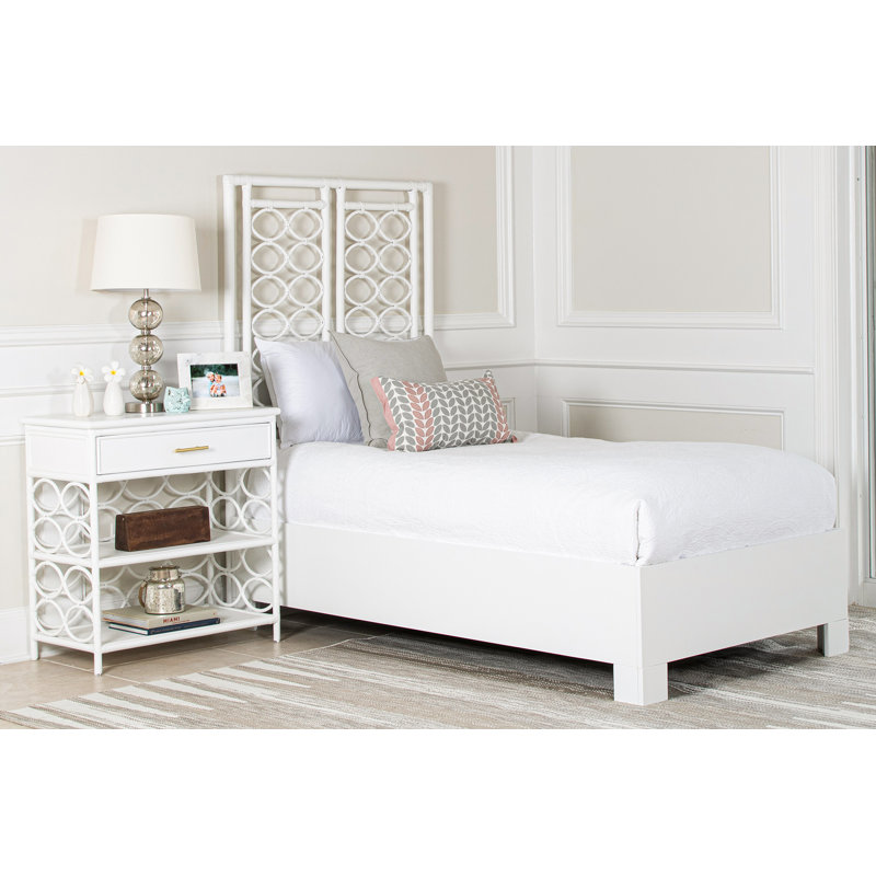 Infinity Low Profile Standard Bed, Twin XL, White