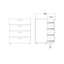Elas 70cm W 4 - Drawer Chest of Drawers