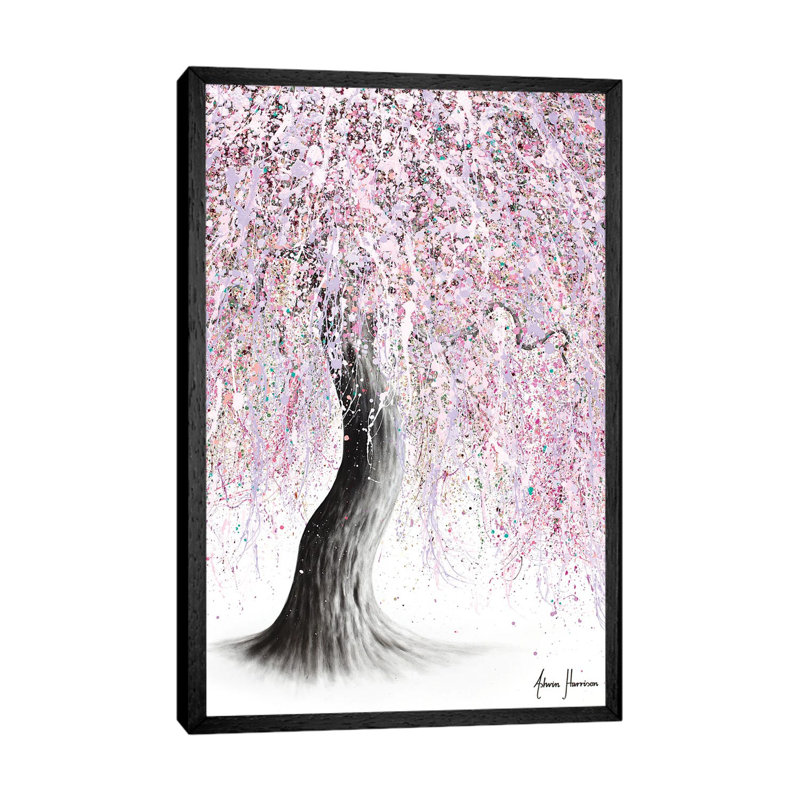 June Jive Tree by Ashvin Harrison - Print on Canvas, 66.04 cm H x 45.72 cm W, Black Framed