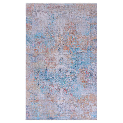 Tapis 4X6 lavable, anti-dérapant, antidérapant, pliable et facile à comprendre, pour la chambre à coucher, le salon, la cuisine, la salle à manger ultra-douce, la teinture jaune lavable 4X6, à poil court, affable