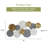 Gold Modern Abstract Wall Decor on Metal