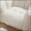 Luxueux fauteuil à billes en chenille avec mousse haute résilience, parfait pour des sièges confortables et polyvalents dans n'importe quelle pièce