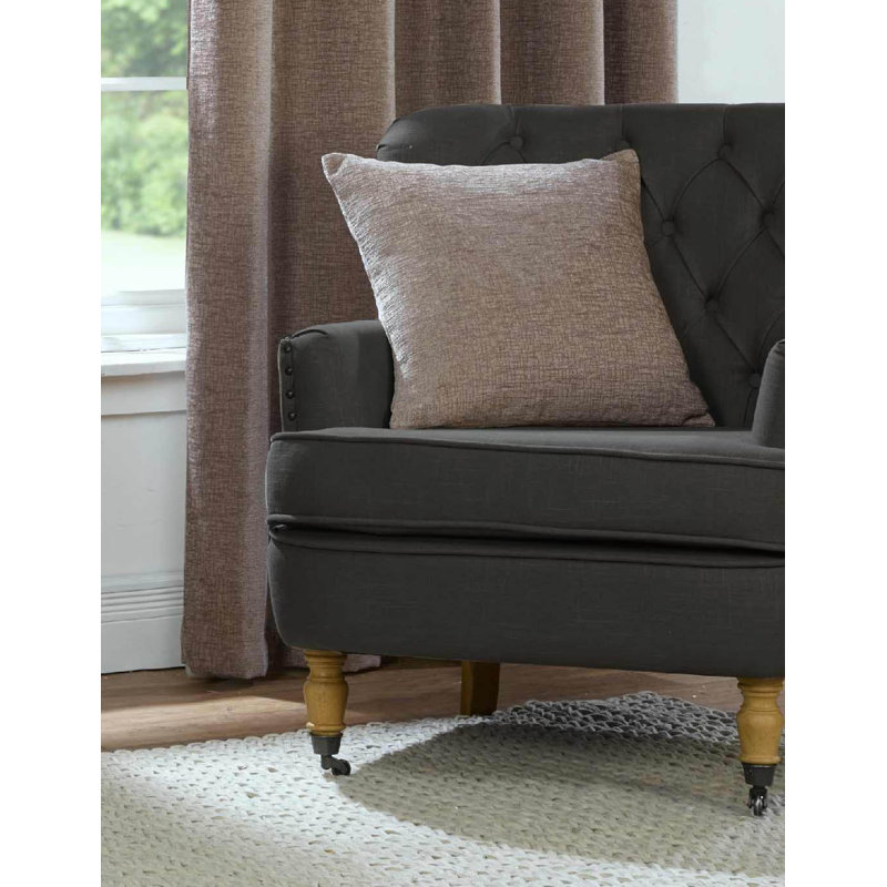 Kellie Square Euro Cushion Cover, Mink