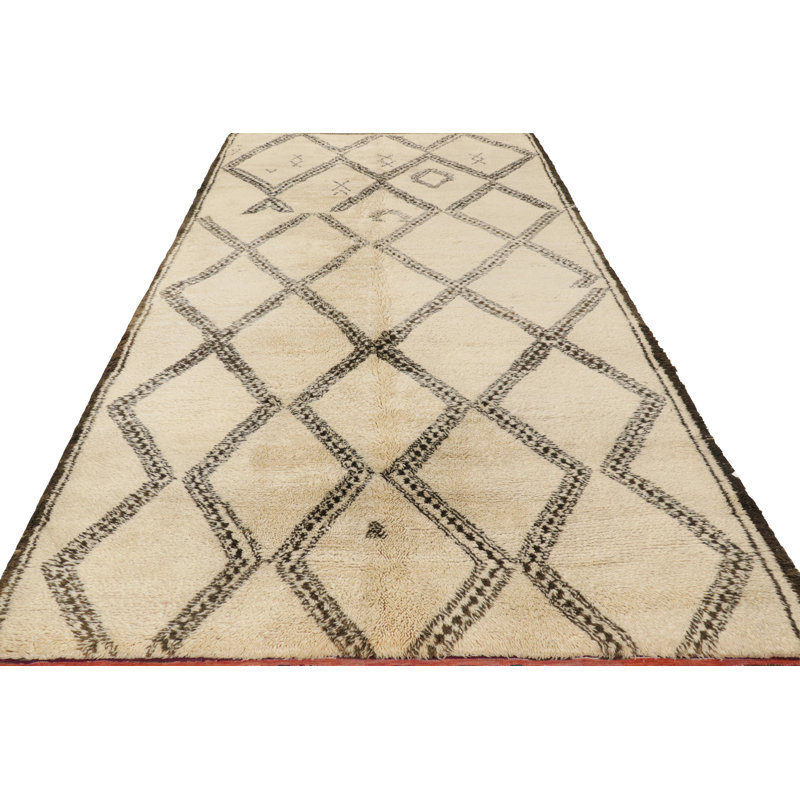One-of-a-Kind 6’7”x11’9” Hand Knotted Area Rug