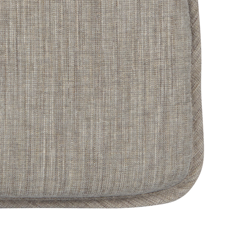 Coussins de chaise antidérapants 16 po x 15 po x 2 po, gris