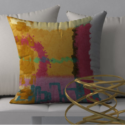 Housse et insert de coussin carré généreux Debonair