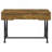 Rustic Nutmeg 2-Piece Computer Desk And Bookcase