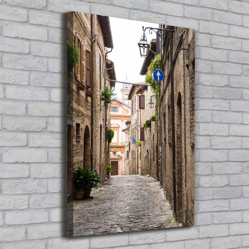 Italian Streets - Wrapped Canvas Print