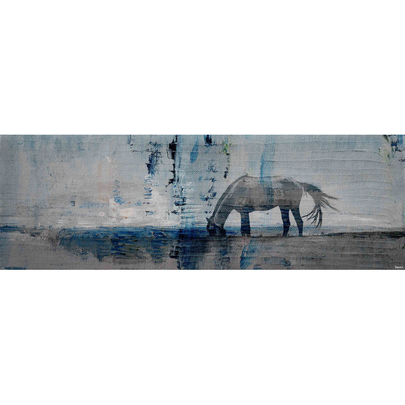 Parvez Taj - Wrapped Canvas Painting, 38cm H x 114cm W