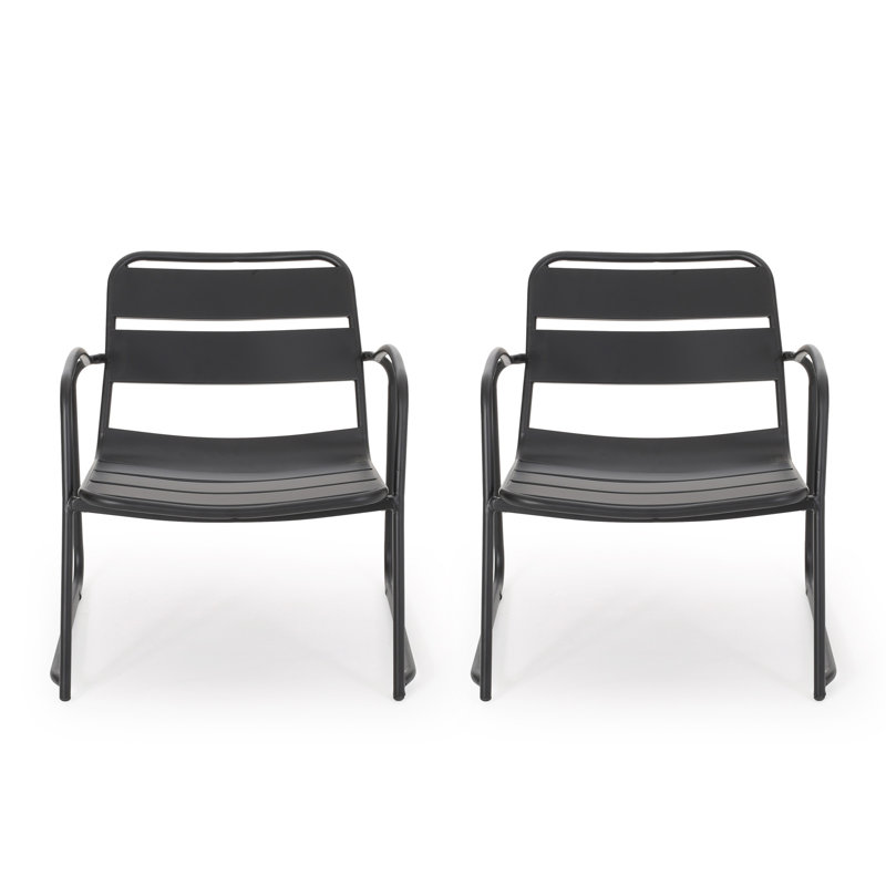 Chaise CONRAD, Matte Black