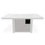 36" x 54" Origins 55,000 BTU Fire Table with Fire Glass and Center Burner Lid with Propane Shelf-124381941