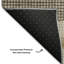 Tapis à rayures de qualité supérieure lavable à la machine Ariel AMF2008-1704431311