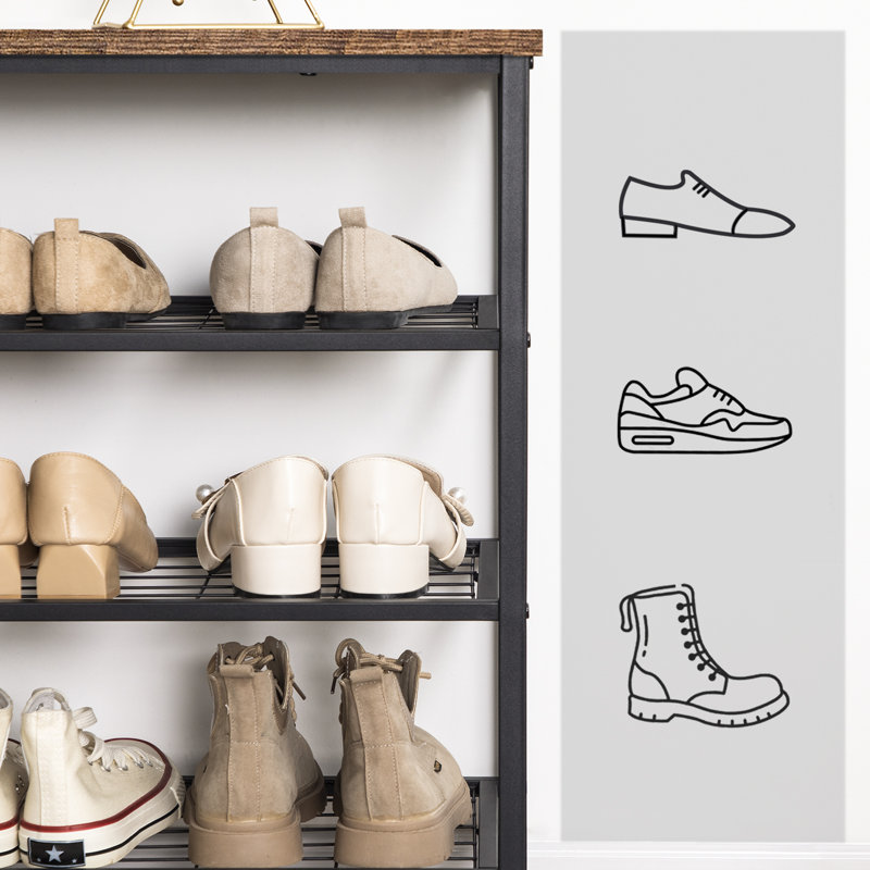 4-Tier 15 Pair Shoe Rack