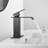 Single Hole Faucet Single-handle Waterfall Bathroom Faucet with Drain Assembly-88740459