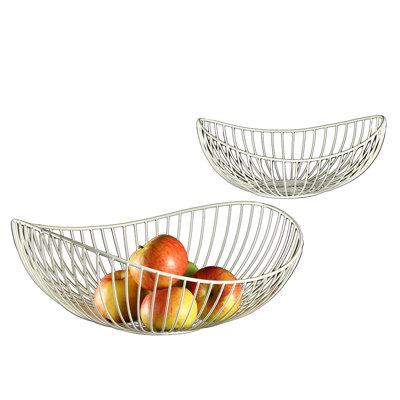 Carraton 2 Piece Fruit Bowl Set