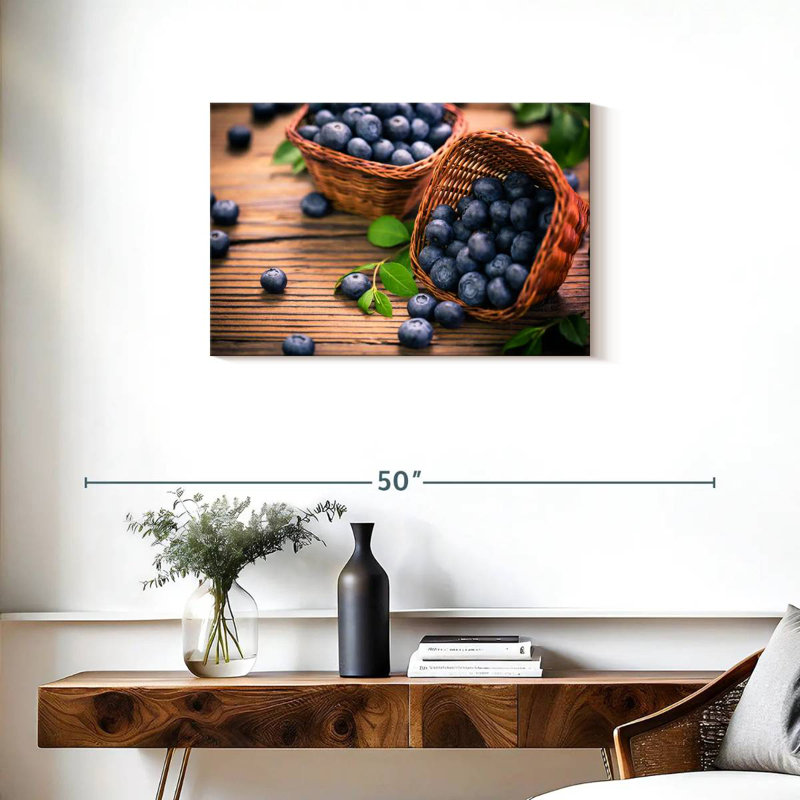 Yarlin Blueberries, 20" H x 30" W