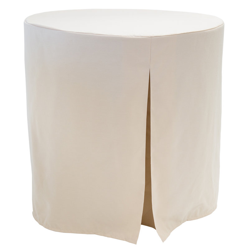 Tablevogue Round Table Cover, Natural, 30" L x 30" W