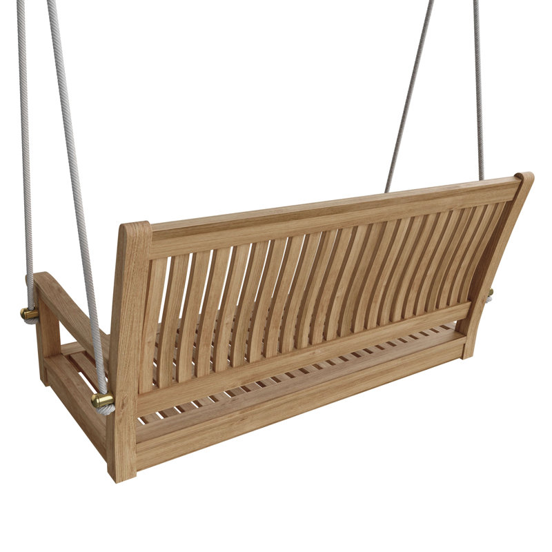 Del-Amo Straight Swing Teak Garden Bench, 48" W