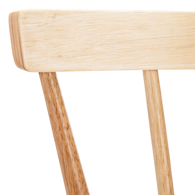 Chaise en bois massif Antoya, Naturel