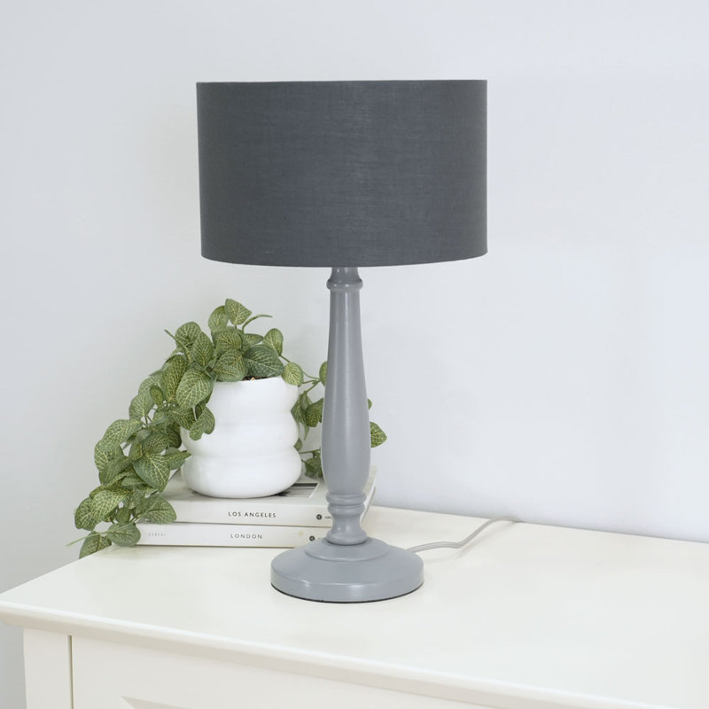 Annum Table Lamp, Yes, Grey, Charcoal