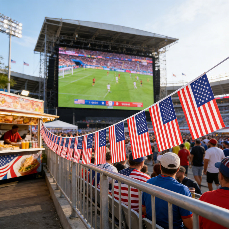 Les drapeaux de Kondieu pour regarder le football américain correspondent aux amateurs de fêtes sur le thème de la mise en place d'un bar avec 20 drapeaux de 14 x 21 cm