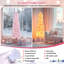 Arbre de Noël enneigé 6 pi avec lumières DEL, arbres de Noël minces faciles à installer