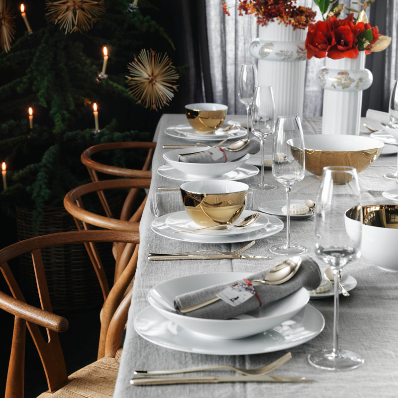 TAC 02 White Porcelain Pasta Dish