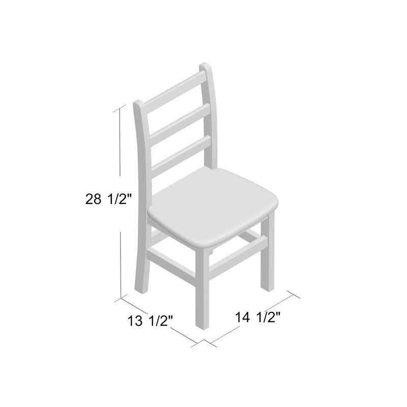 Fauteuil à dossier échelle Jonti-Craft® KYDZ, 14 po