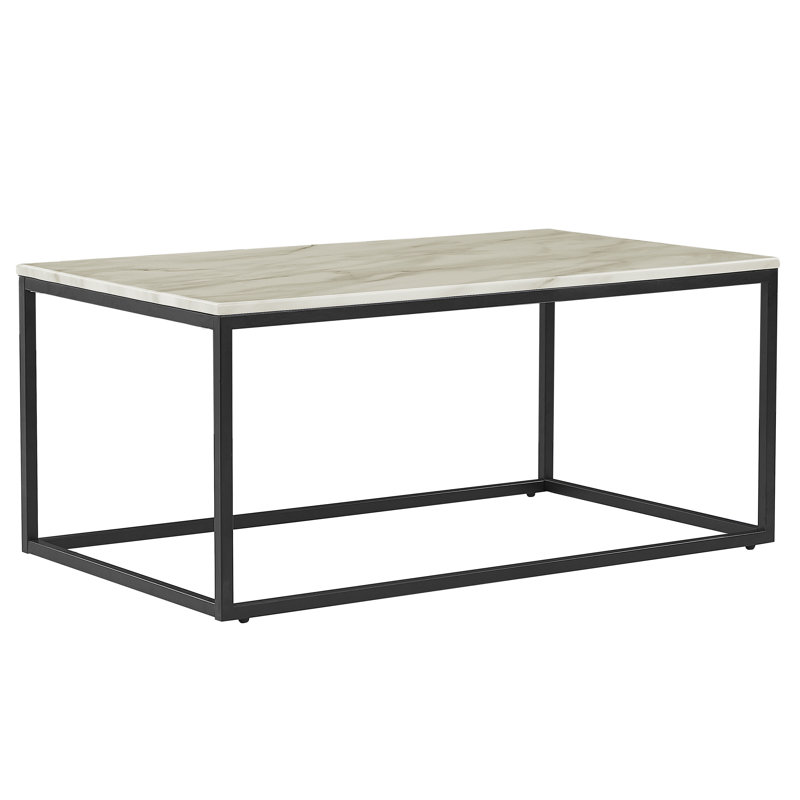 Aegeus Four Leg Coffee Table, Black
