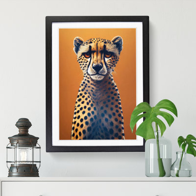 Ischua Cheetah Bauhaus - Picture Frame Print