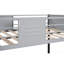 Lit superposé simple au-dessus de simple en métal avec panneau d'aération / métal robuste robuste / réduction du bruit / barrière de sécurité / certification CCP