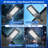 Commercial Solar Street Light With Motion Sensor - 2000LM Ultra Bright LED, IP66 Waterproof, 10000Mah Battery, Dusk To Dawn & Remote Control For Outdoor Security, Parking Lots, Roads, And Yards