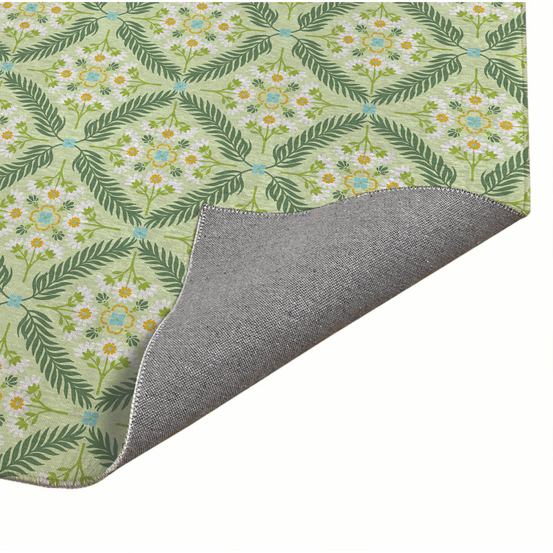 Eden Indoor Doormat, Lime, 60" W x 84" L