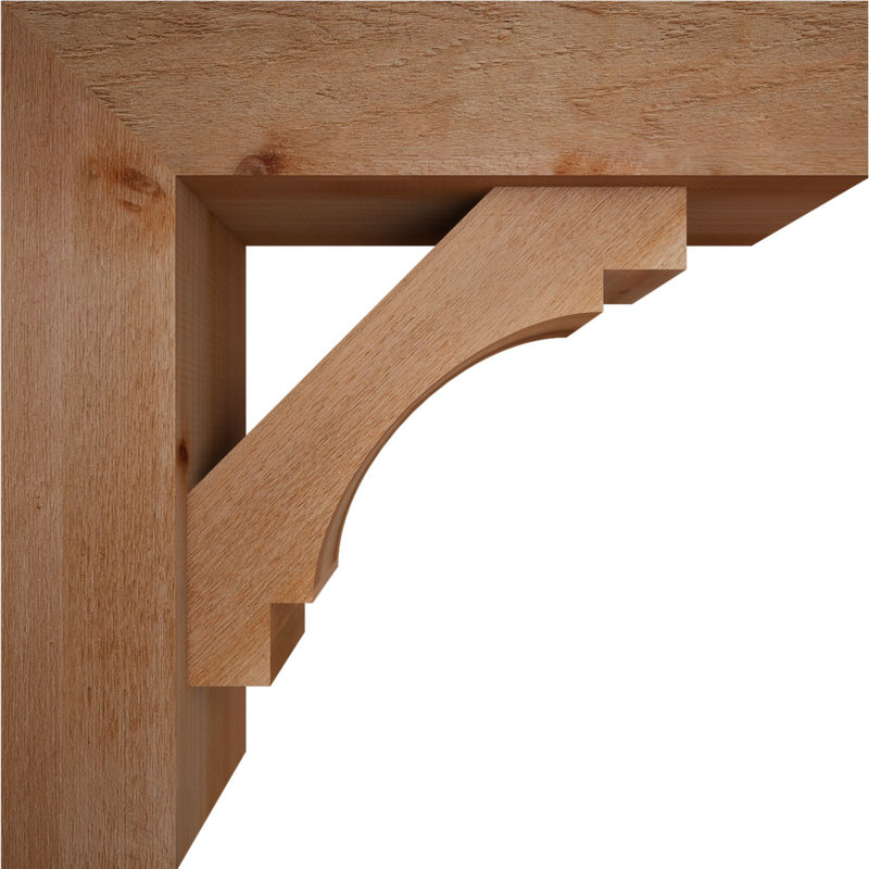 Support Merced Block avec support décalé, 30 x 30, Cèdre rouge occidental de l 8 po (scié brut)