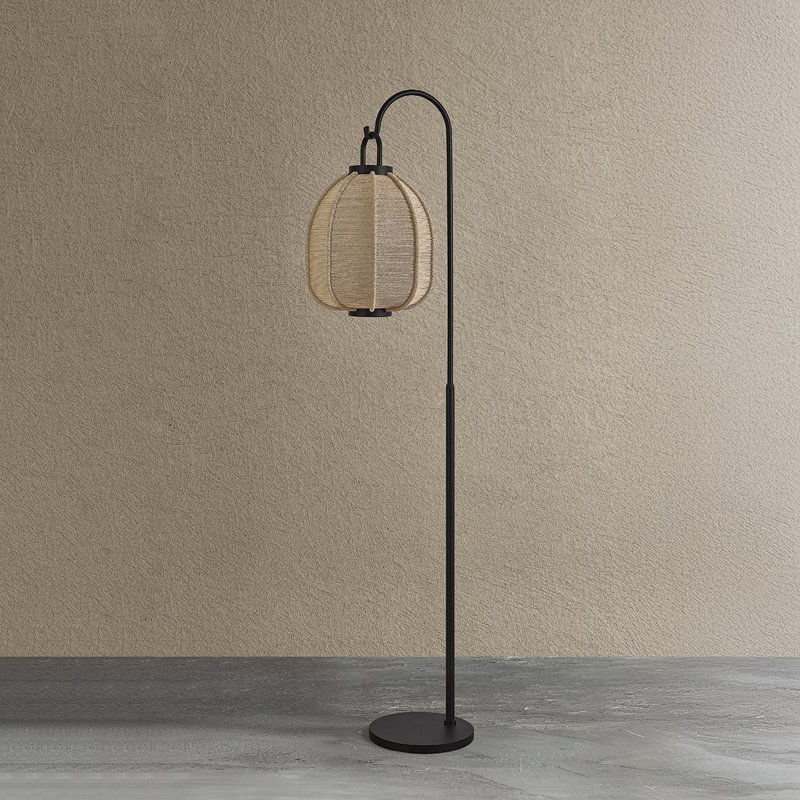 Maltby Floor Lamp with Large Shade, Width 18 in.