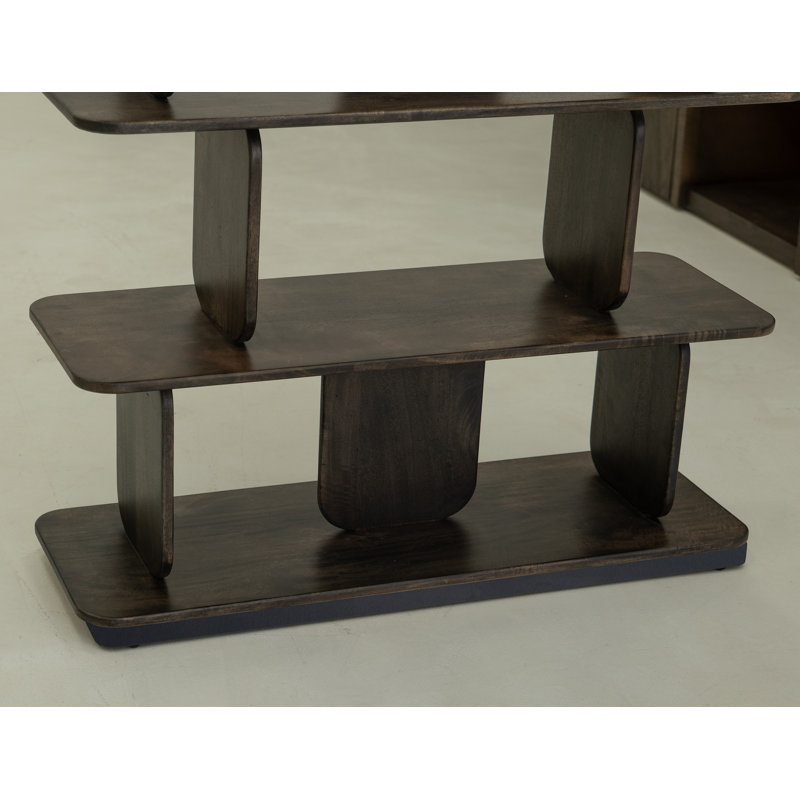 5 tablettes, bibliothèque